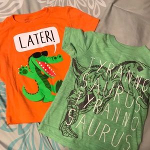 Lot of Toddler Boys Graphic Tees